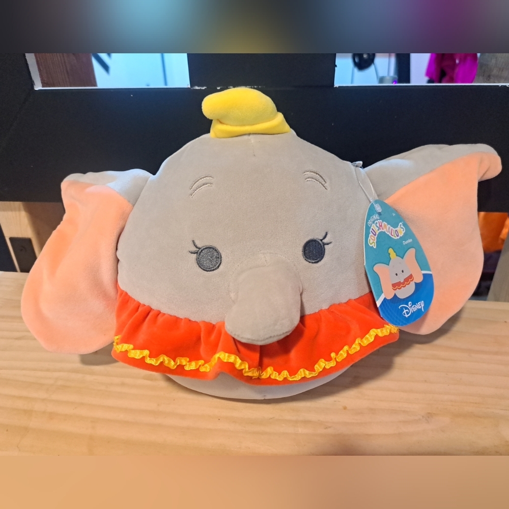Brand New Squishmallow Disney Dumbo 8inch Plush